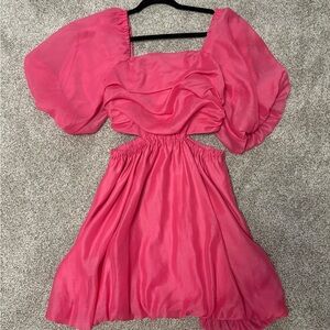 A New Day Vibrant Pink Smocked Dress